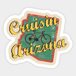 Bike Cycling Bicycle Cruising Arizona Sticker